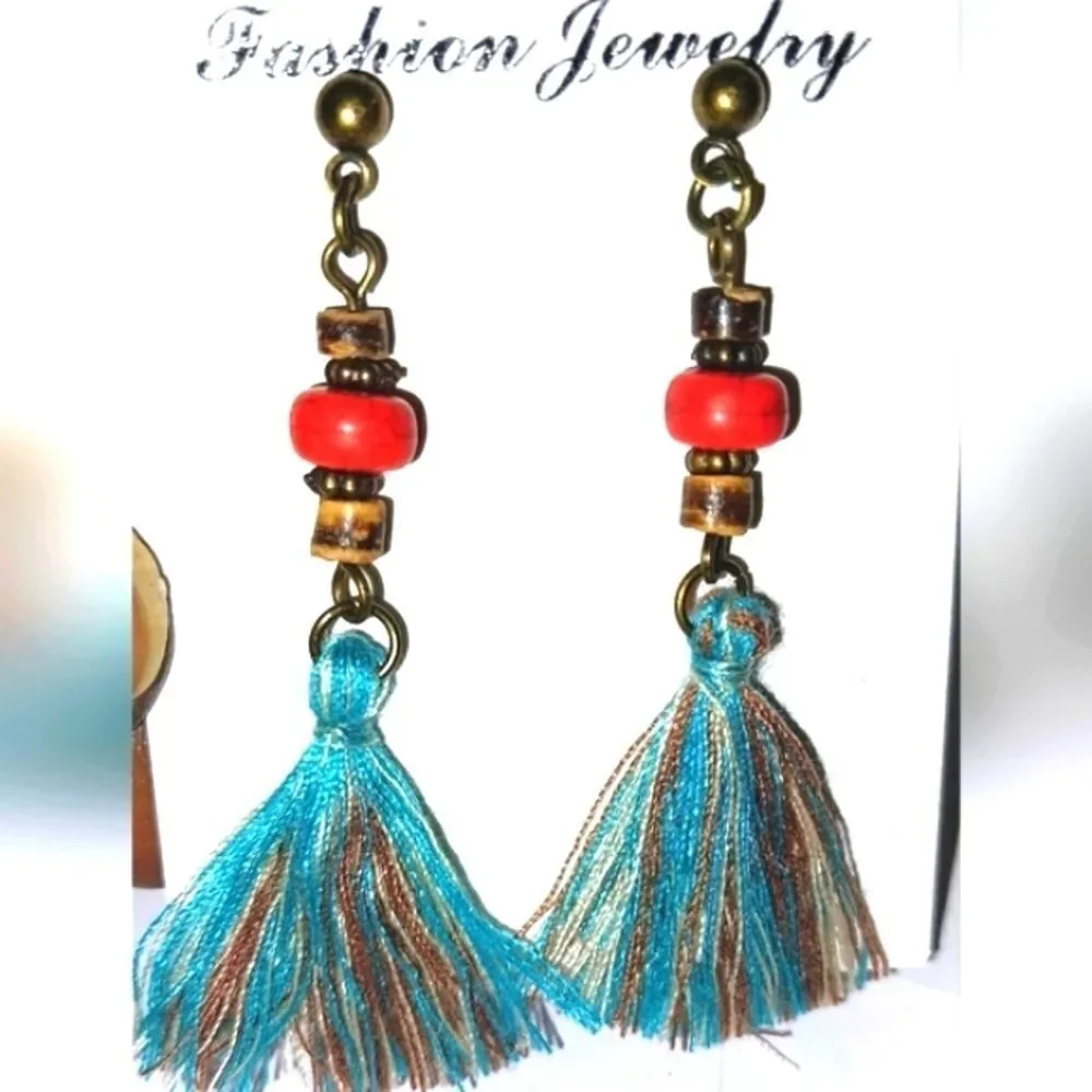 Gorgeous boho tassel earrings